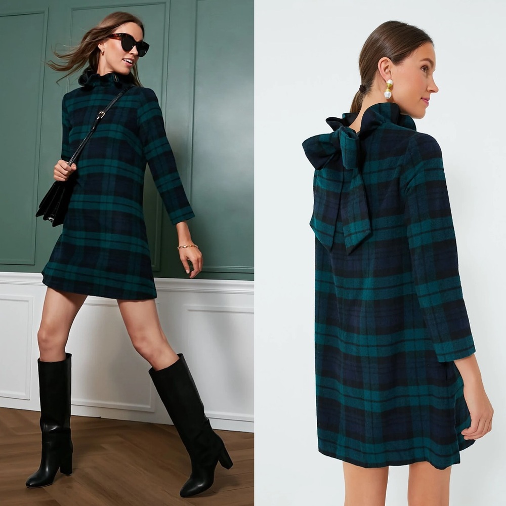 Tuckernuck Blackwatch Tartan Plaid Mini Dress